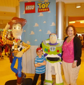 Buzz & Woody made of Legos